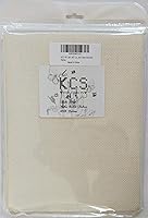 Vista 3 de Tela de punto de cruz de 14CT de algodón Aida de 19 x 28 pulgadas (blanco antiguo)