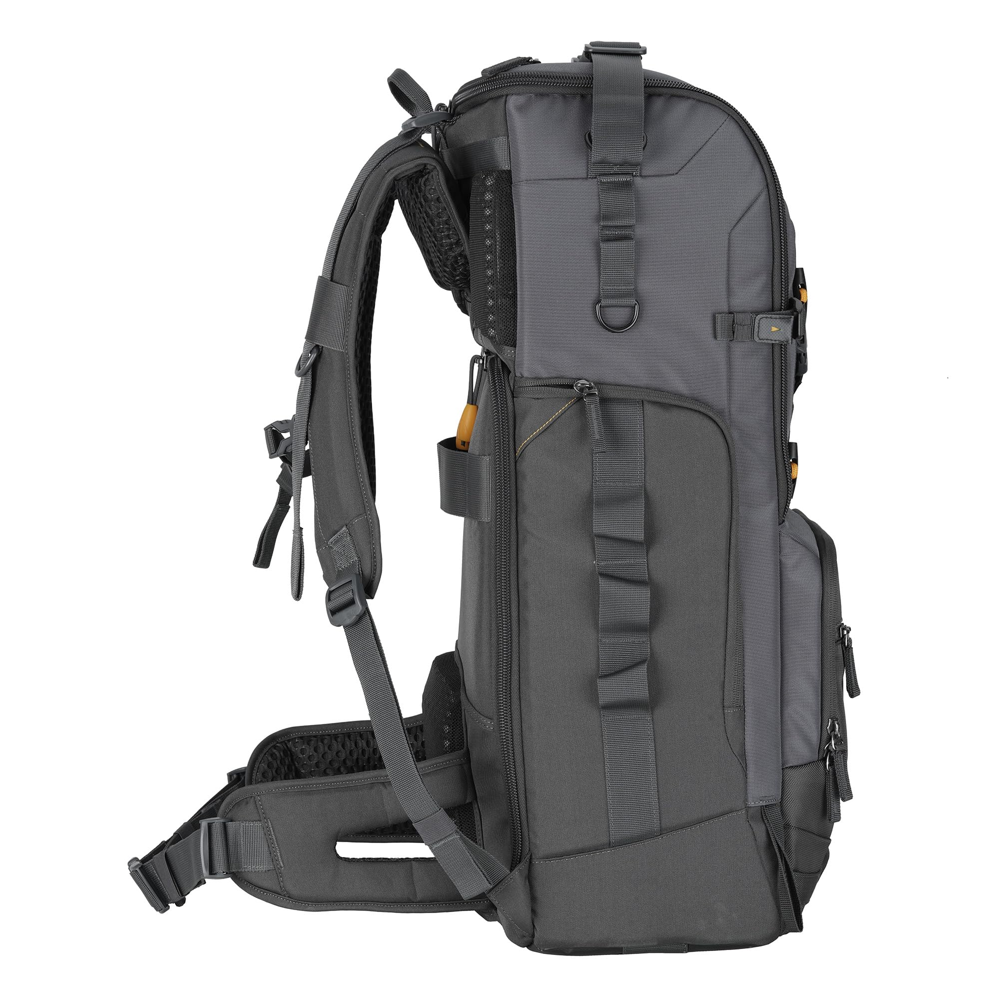 VANGUARD Alta Sky 69 Rucksack, 49 Liter, für bis zu 1200 mm Objektiv und zusätzliche Objektive, Grau