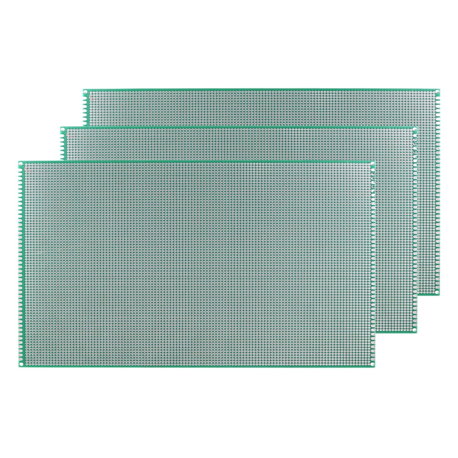 3PCS Grande 20x30cm Doppio Lato Protoboards PCB Circuito Per Elettronica Progetti E Prototipazione Consiglio Sviluppo