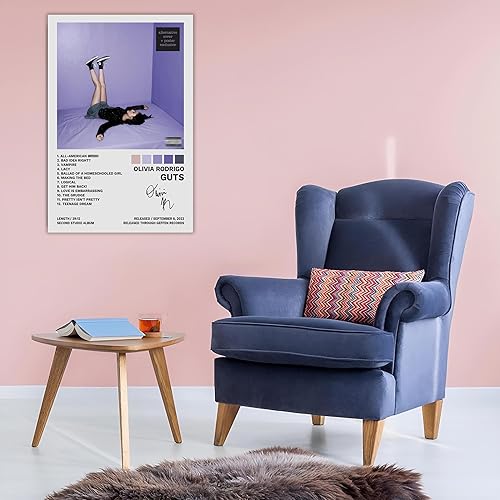 Miniatura 5 de BAON Olivia - Póster de Rodrigo Guts para portada del álbum, pintura decorativa, lienzo, pósteres de pared, 12 x 18 pulgadas