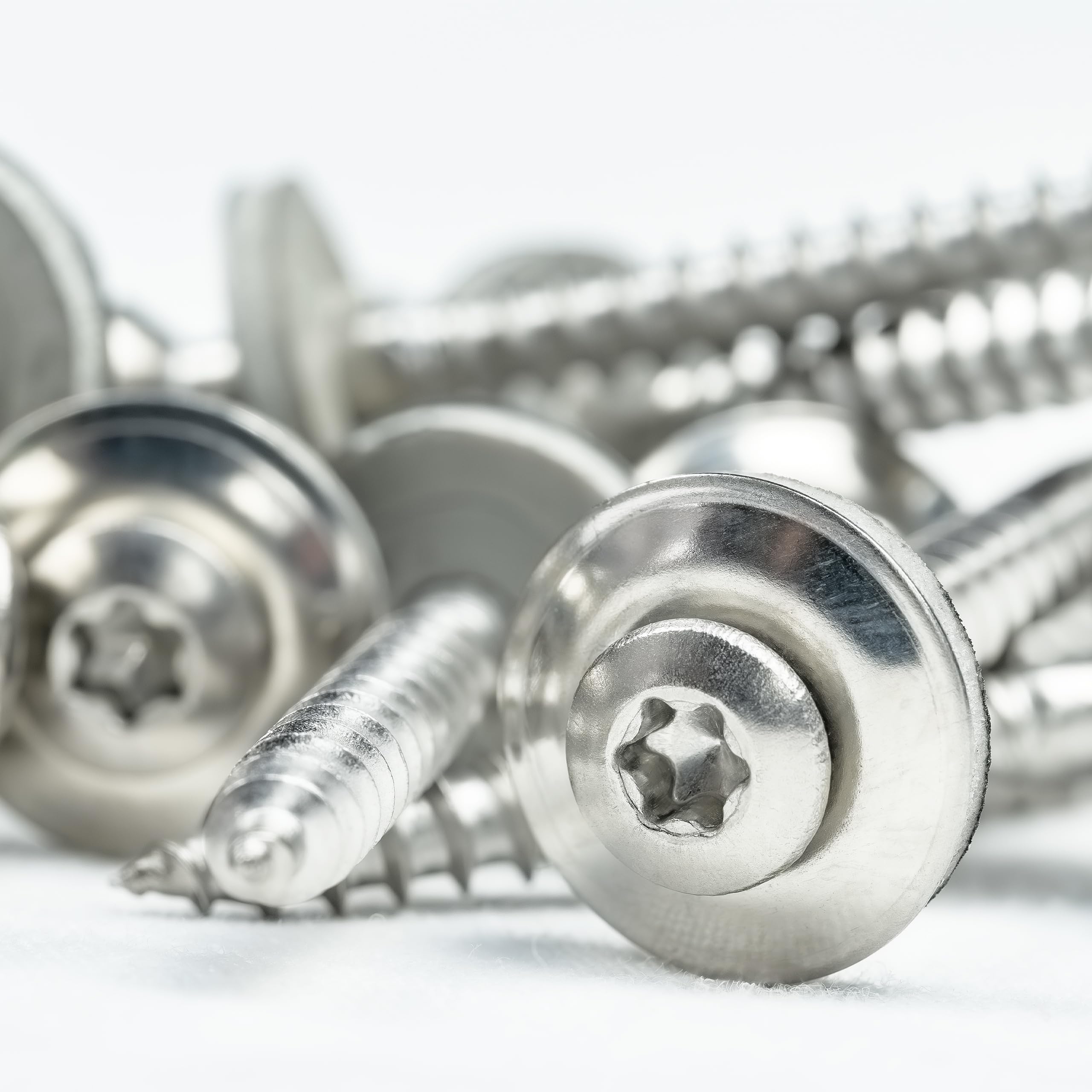 Viti con rondella di tenuta, 20 pezzi, in acciaio inox, antiruggine, viti a esagono incassato per lamiera e tetto in metallo, viti autofilettanti, viti per tetto in metallo con guarnizione