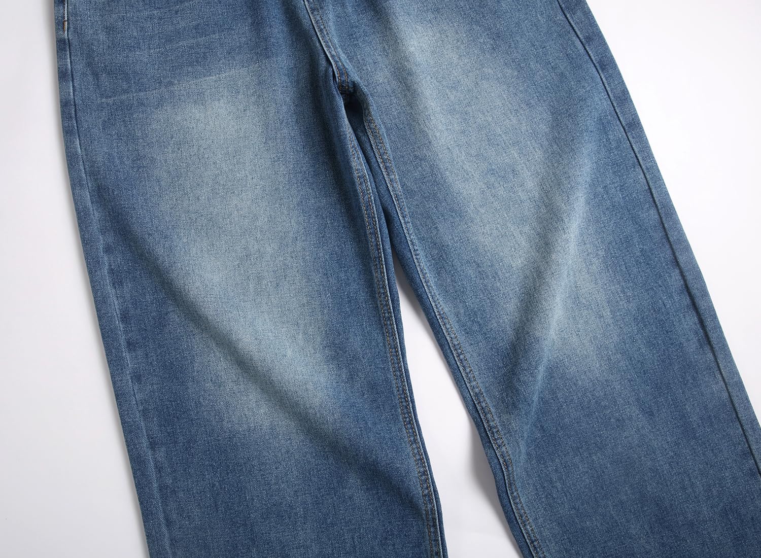 LZLER Baggy Jeans Herren Y2K Hip Hop Wide Leg Denim Pants Casual Loose Fit Streetwear Jeans Hose