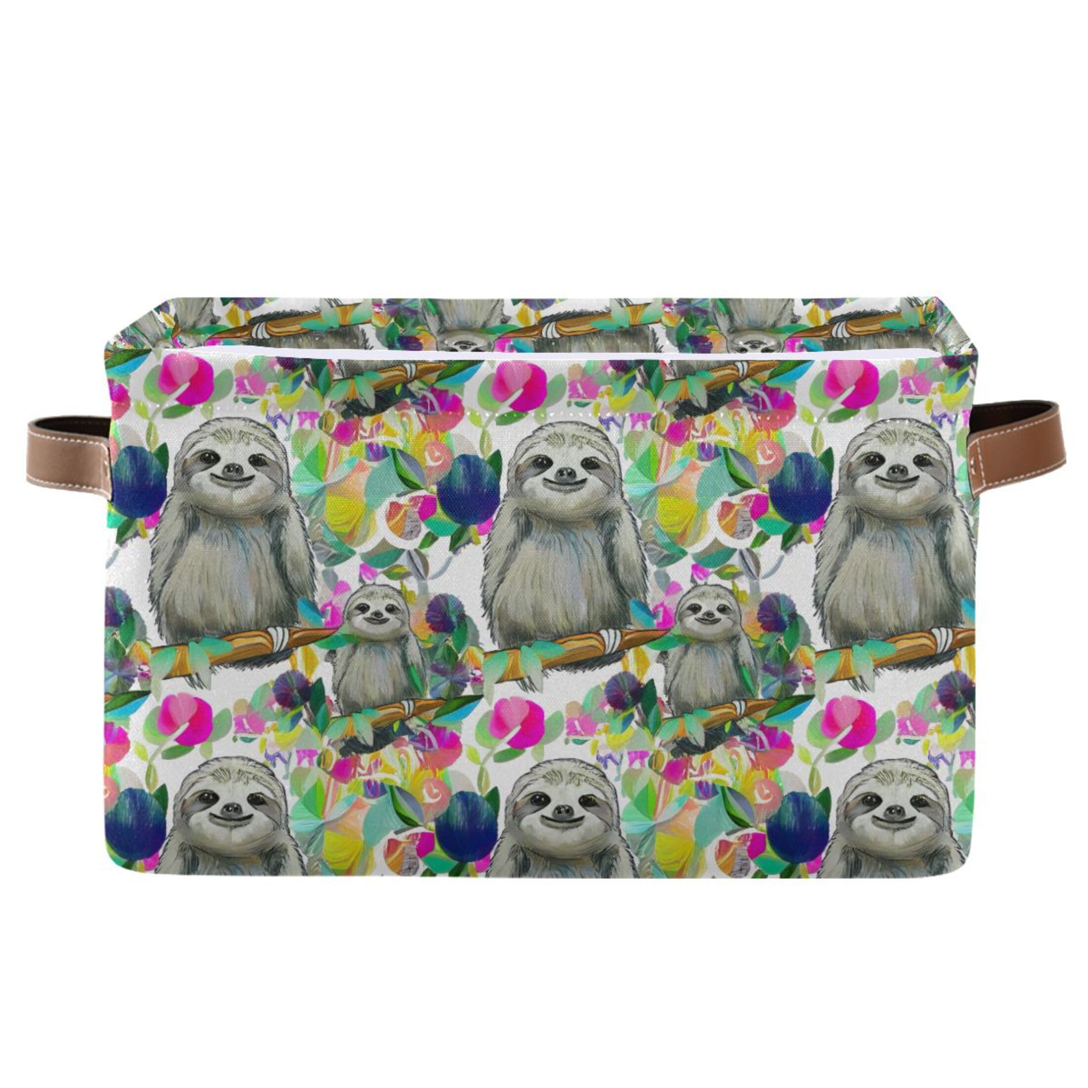 Panier de rangement pliable paresseux bac stockage tissu chambre bébé