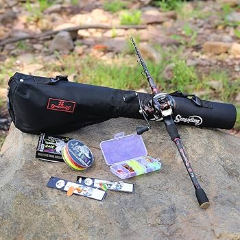 Amazon.co.jp: Sougayilang 釣り竿とリールコンボ 伸縮式
