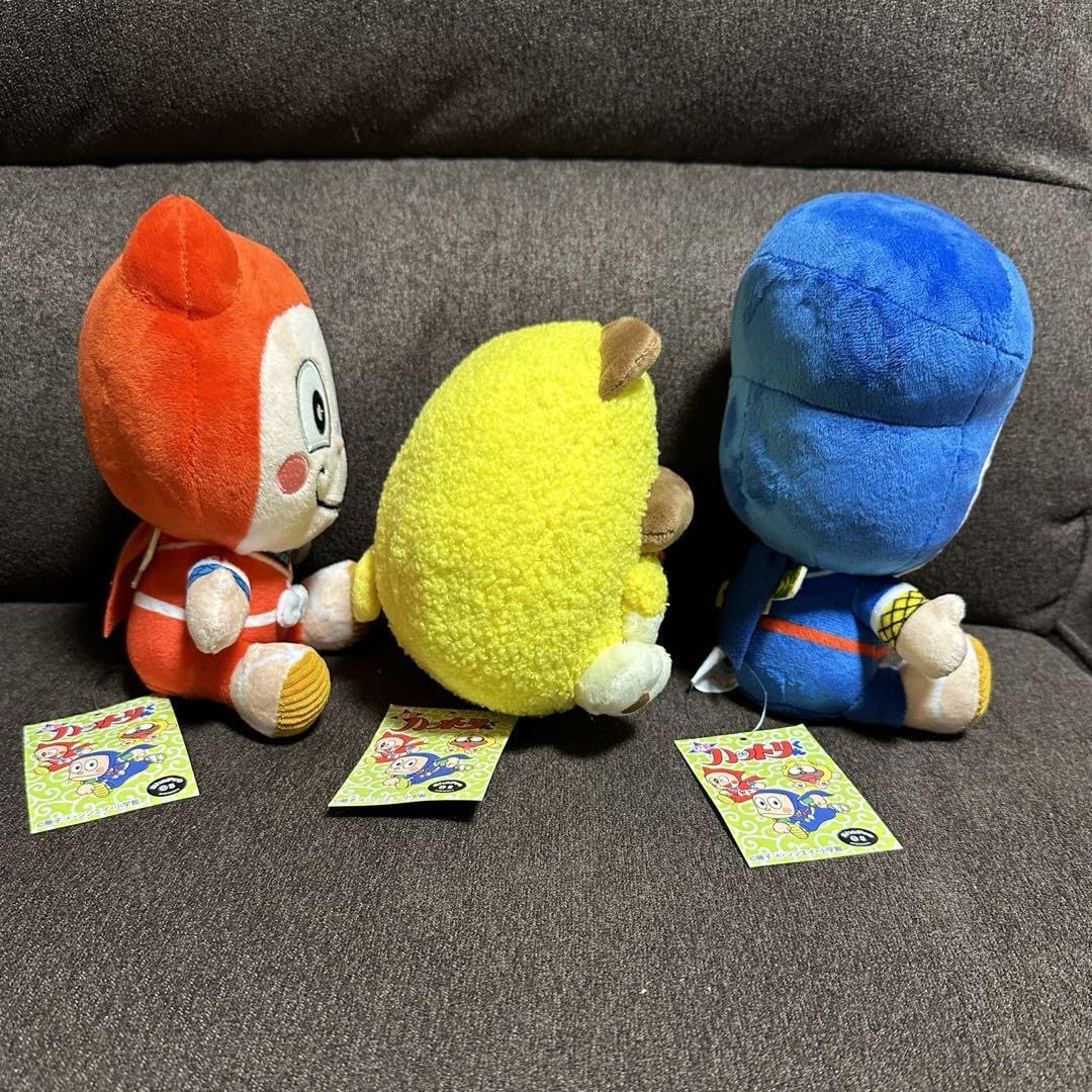 忍者ハットリくん　ミディアムぬいぐるみ Amazon.co.jp: 忍者ハットリくん 3種セット ミディアム