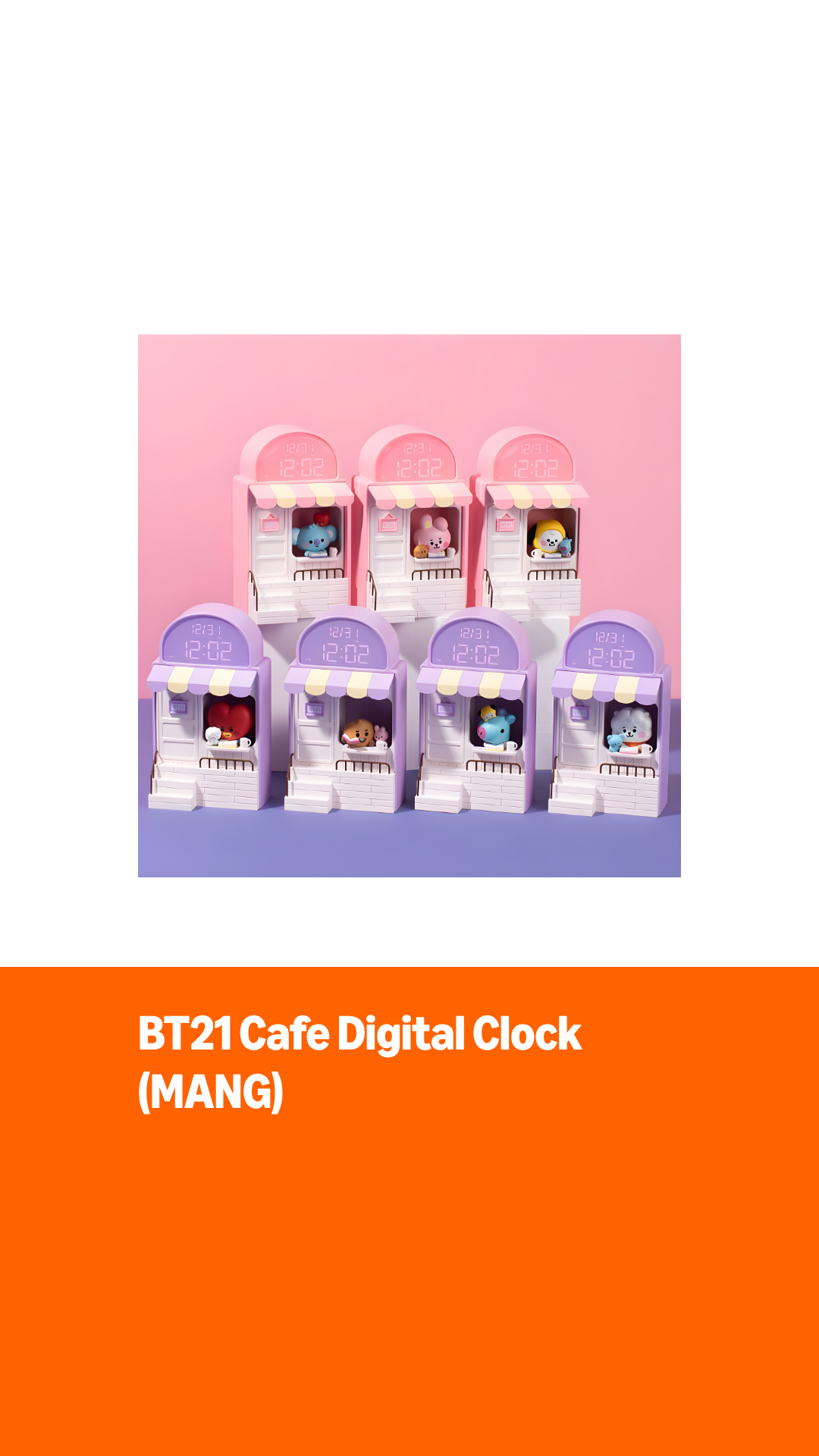 Amazon.com: BT21 Cafe Digital Led Desk Clock (MANG) : Home & Kitchen
