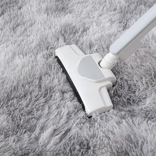 Miniatura 125 de Vafodo Alfombras de área para dormitorio esponjoso, alfombra de sala de estar, 9 x 12 pies, suave y esponjosa, alfombra de área rosa sólido