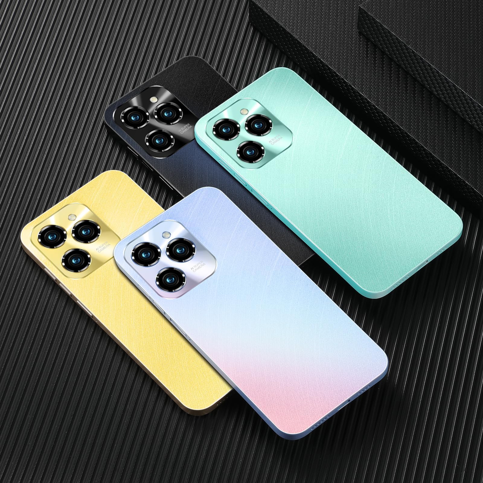 Téléphone Portable 4G, écran HD de 6,3 Pouces, mémoire ROM de 32 Go (Extension jusqu'à 256 Go), système d'exploitation Android 12.0, Smartphone Face ID/GPS/WiFi/OTG/Double SIM (White)