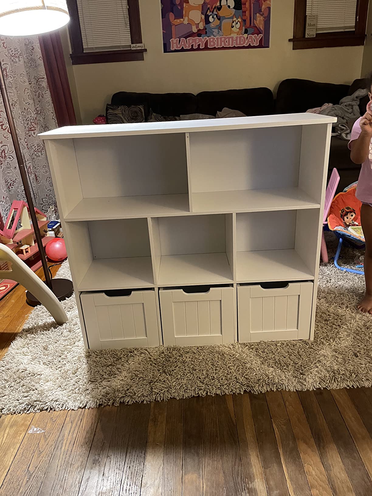 30/mo Finance FOTOSOK Toy Storage Organizer with 3 Movable Drawers