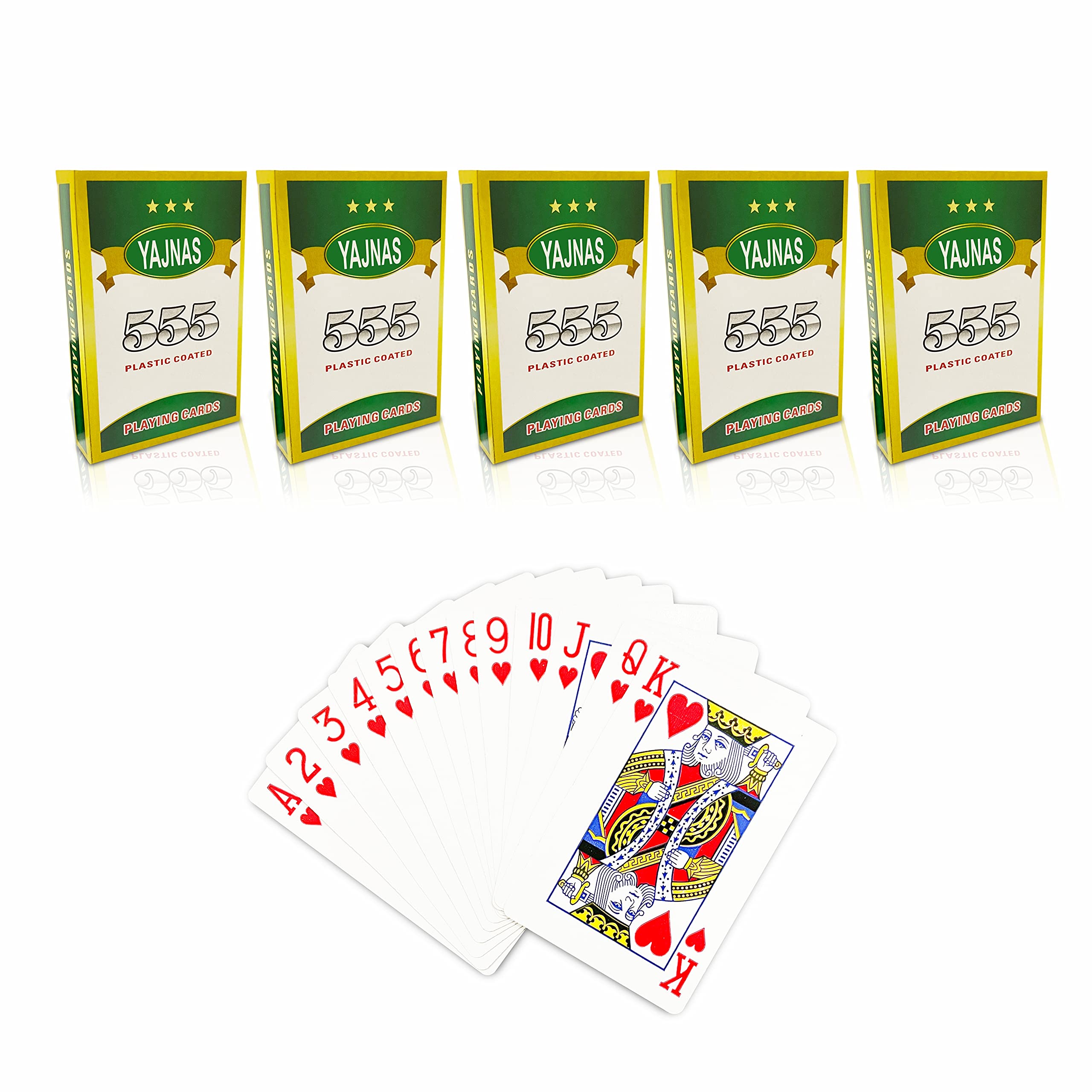 YAJNAS Playing Cards Set of 5 Decks Pocker Card/Rummy Playing Card Decks, Playing Cards for Adult and Child (Multicolour) (B08KNSSV3Q) Amazon Price History, Amazon Price Tracker
