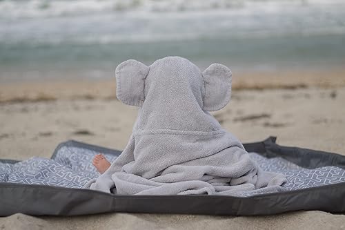 Miniatura 4 de Toalla de bebé con capucha para niños de 2 a 8 años  Toalla grande 100% algodón para niñas o niños  Lindas toallas de baño de elefante para bebés y