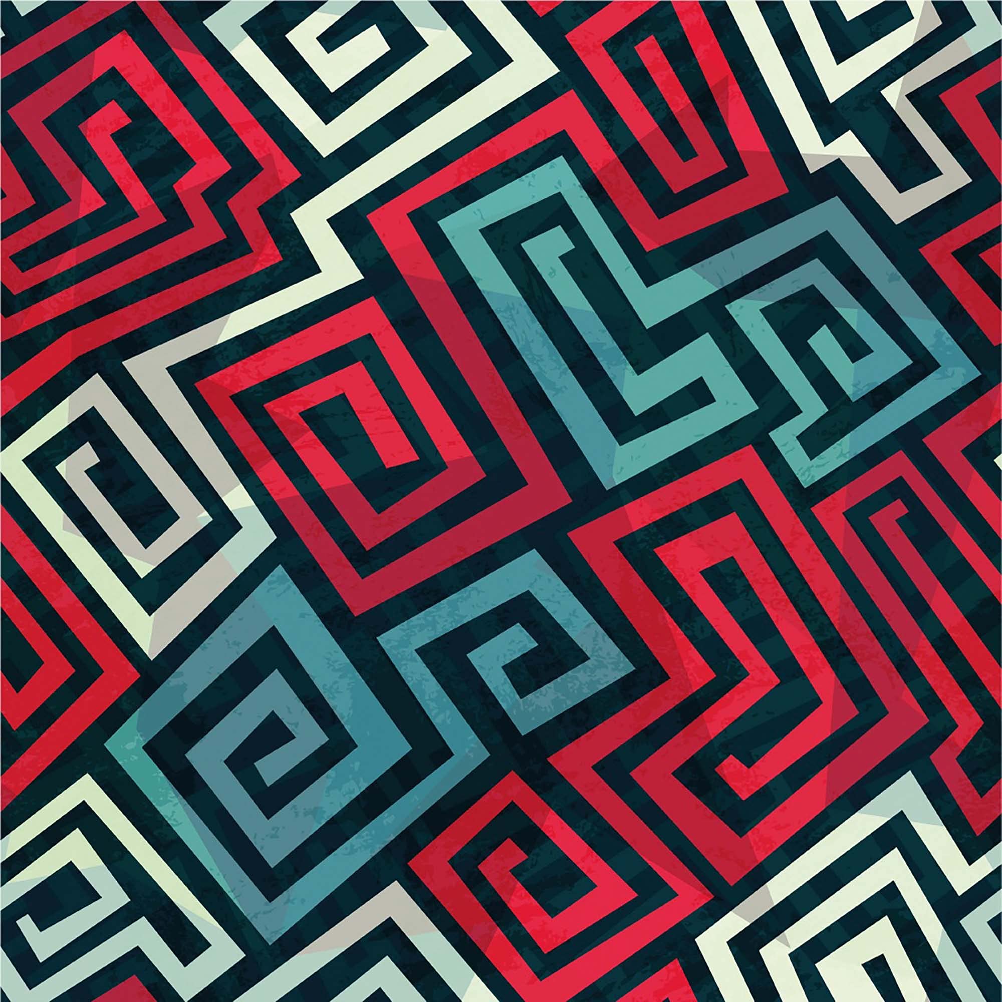 IMMERSION Tappetino Da Gioco Maze Pattern 40x40 Cm. Superficie In Poliestere, Retro Antiscivolo In Neoprene, Bordi Cuciti. Perfetto Per Giochi Da Tavolo E Multiuso.