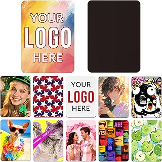 Custom Photo Magnet 20-300 PCS, Personalized Sublimation Picture Magnet for Refrigerator, Customizable Frige Magnet Party Wedding Favors Magnetic Home Decor for Fridge, Locker, Whiteboard (Rectangle)