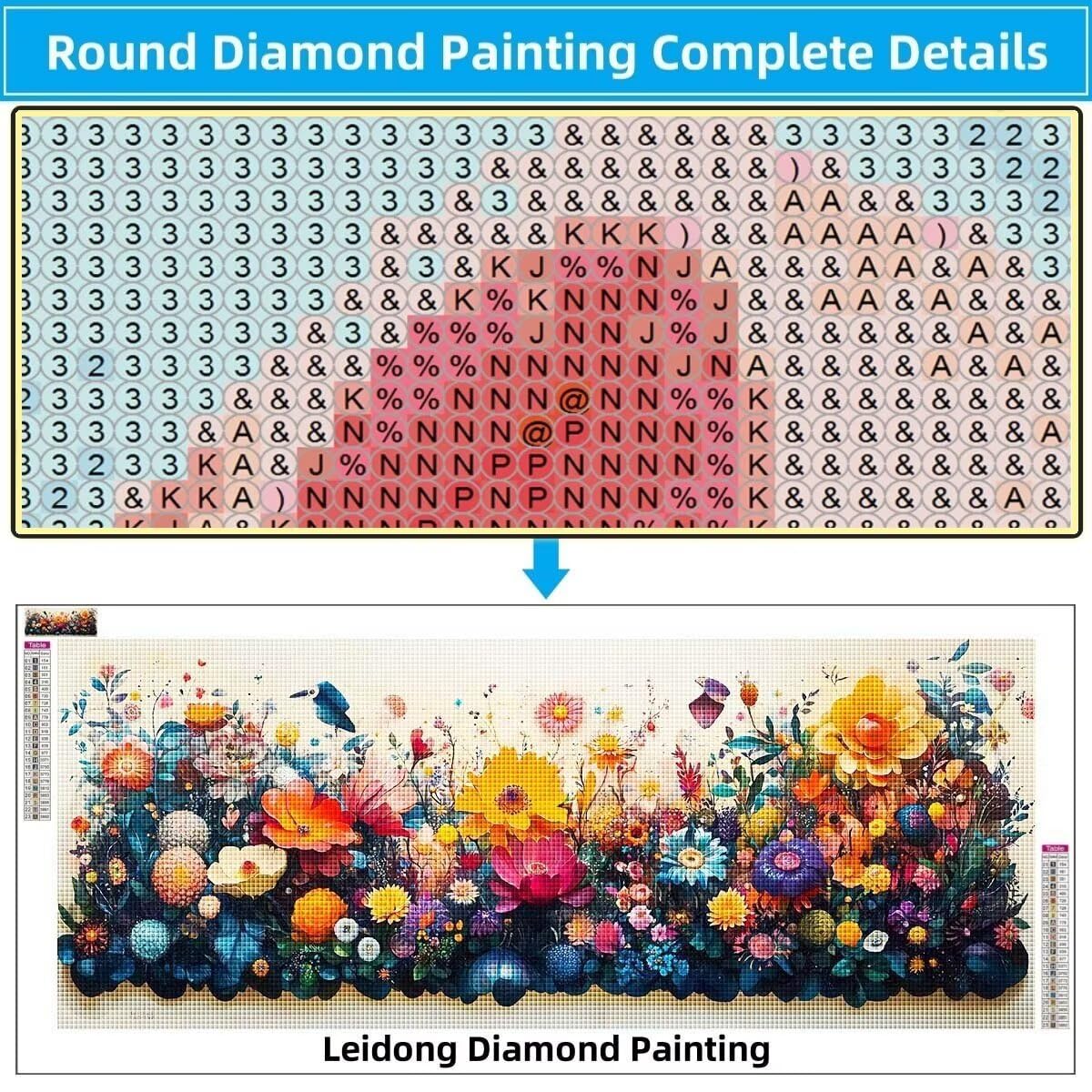 5D DIY zestaw do malowania diamentami, wróbel, diamentowy obraz dla dorosłych duży 50 x 125 cm, DIY mozaika haft ścieg krzyżykowy zestaw do malowania diamentami, malowanie diamentowe dla dzieci do