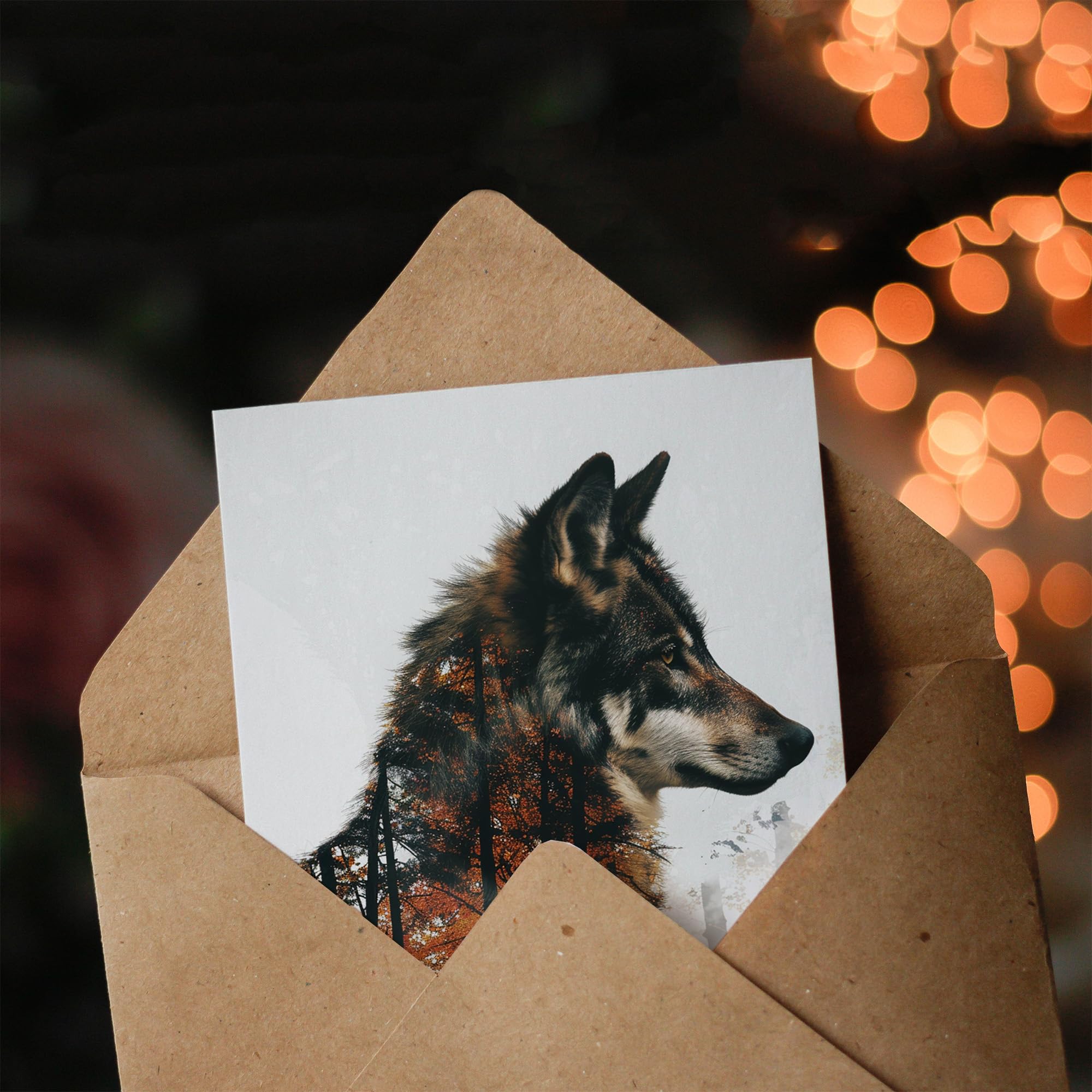 Artery8 Grußkarte “The Wolf Pack” – 17,5 X 12,5 Cm, Blanko Innen – Für Geburtstag, Danke, Glückwunsch