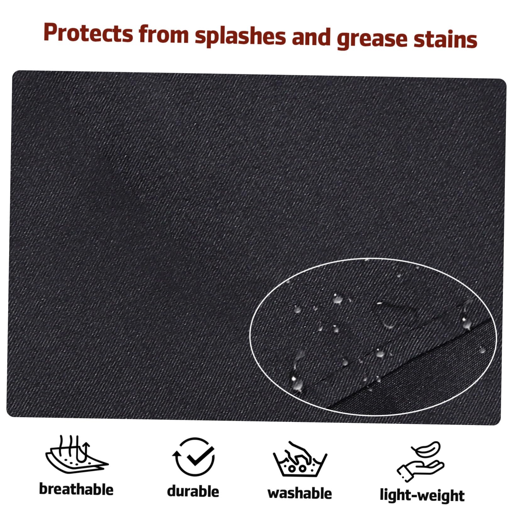 SHOWERORO Lot De 12 Tabliers Unisexes Pour Cuisine Salon Coiffeur Barbier Dessin Avec Poche À Bavette Peinture Sur Devant