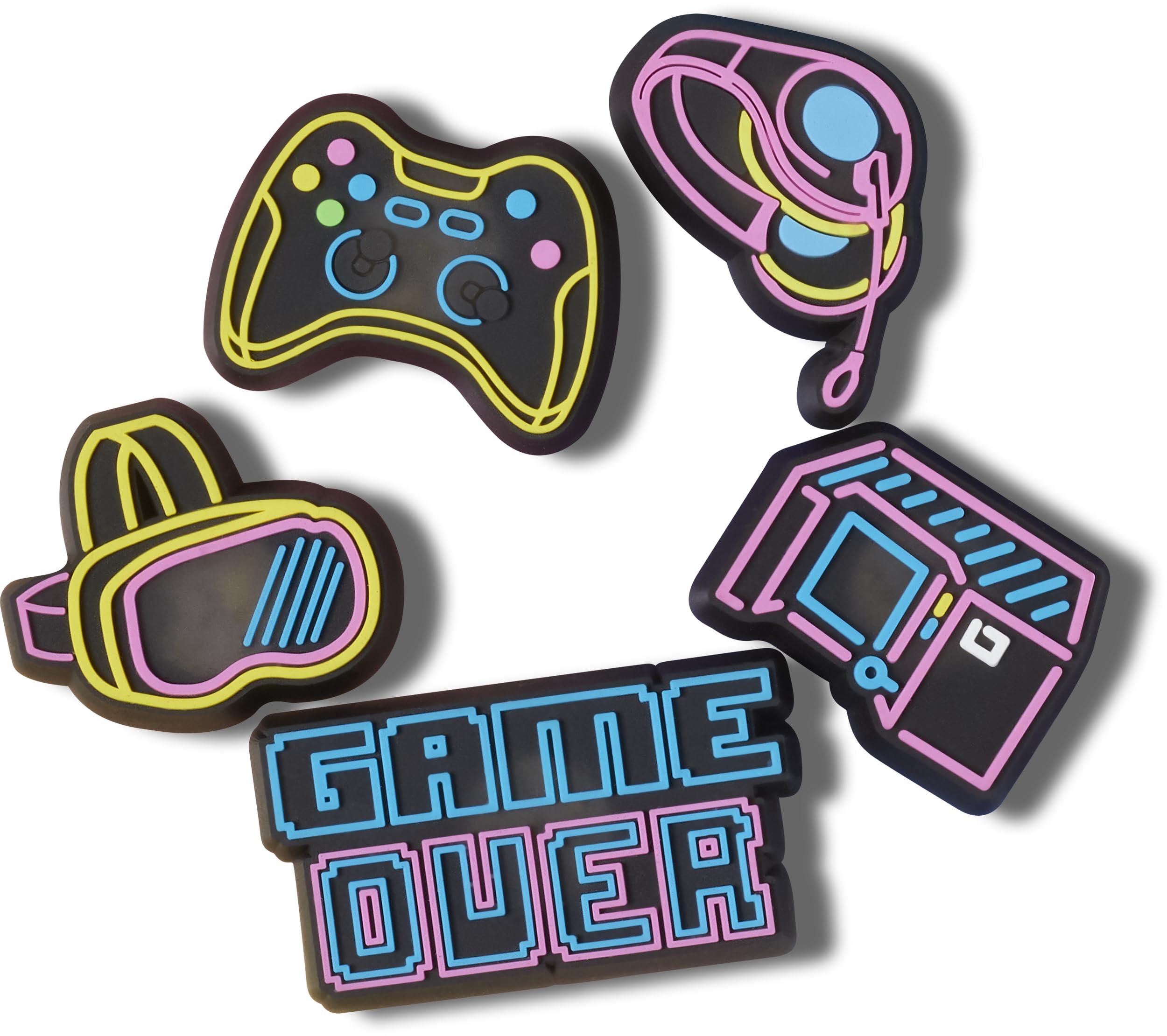 See full amazon price history chart for Crocs Polyvinyl Chloride Lights Up Neon Gamer 5 Pack Multicolor (10012094) One Size Crocs Polyvinyl Chloride Lights Up Neon Gamer 5 Pack Multicolor (10012094) One Size (B0CWS7LTHS) Amazon Price History, Amazon Price Tracker