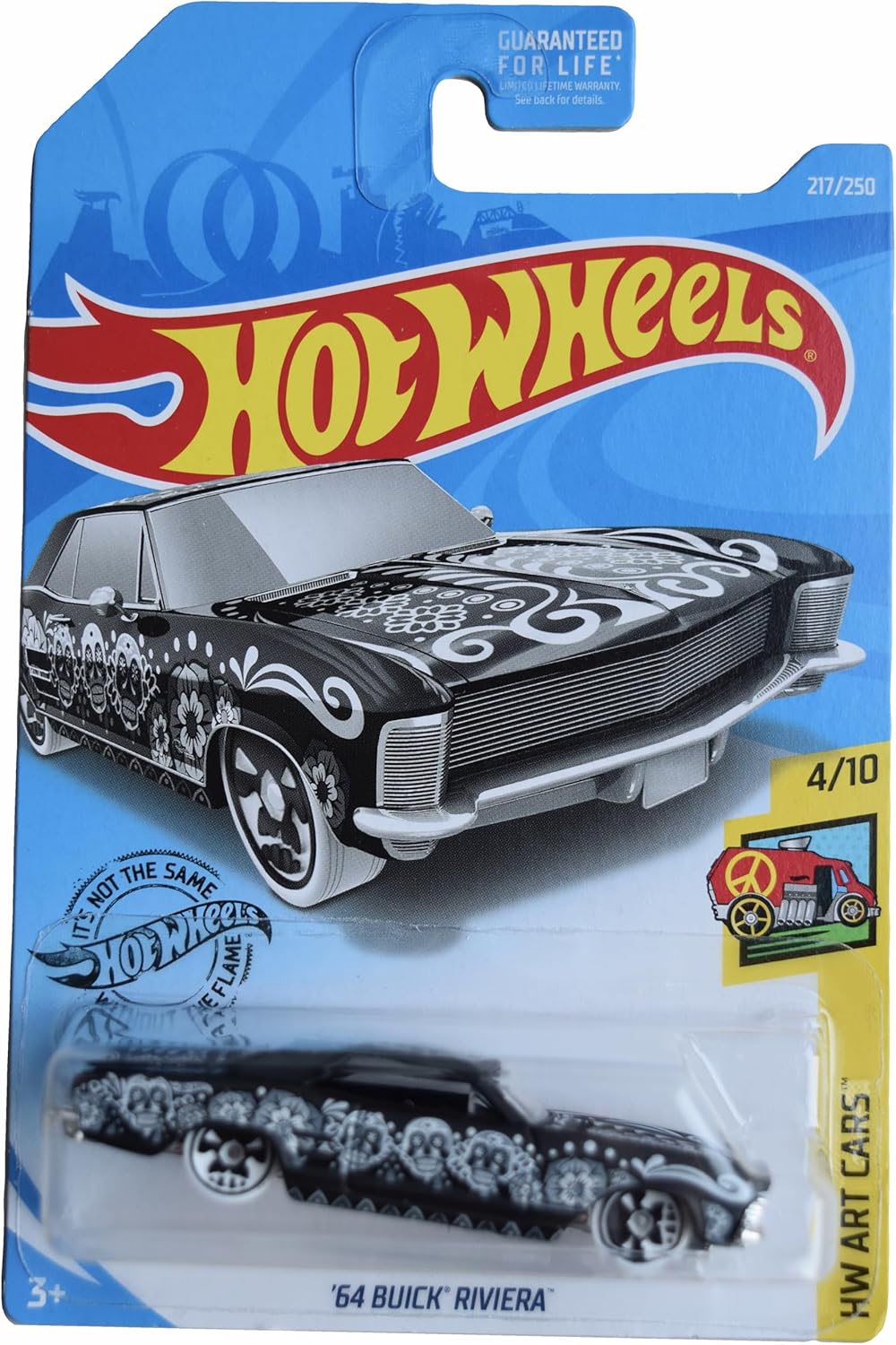 Hot Wheels '64 Buick Riviera, HW Art Cars 4/10 [Black] 217/250