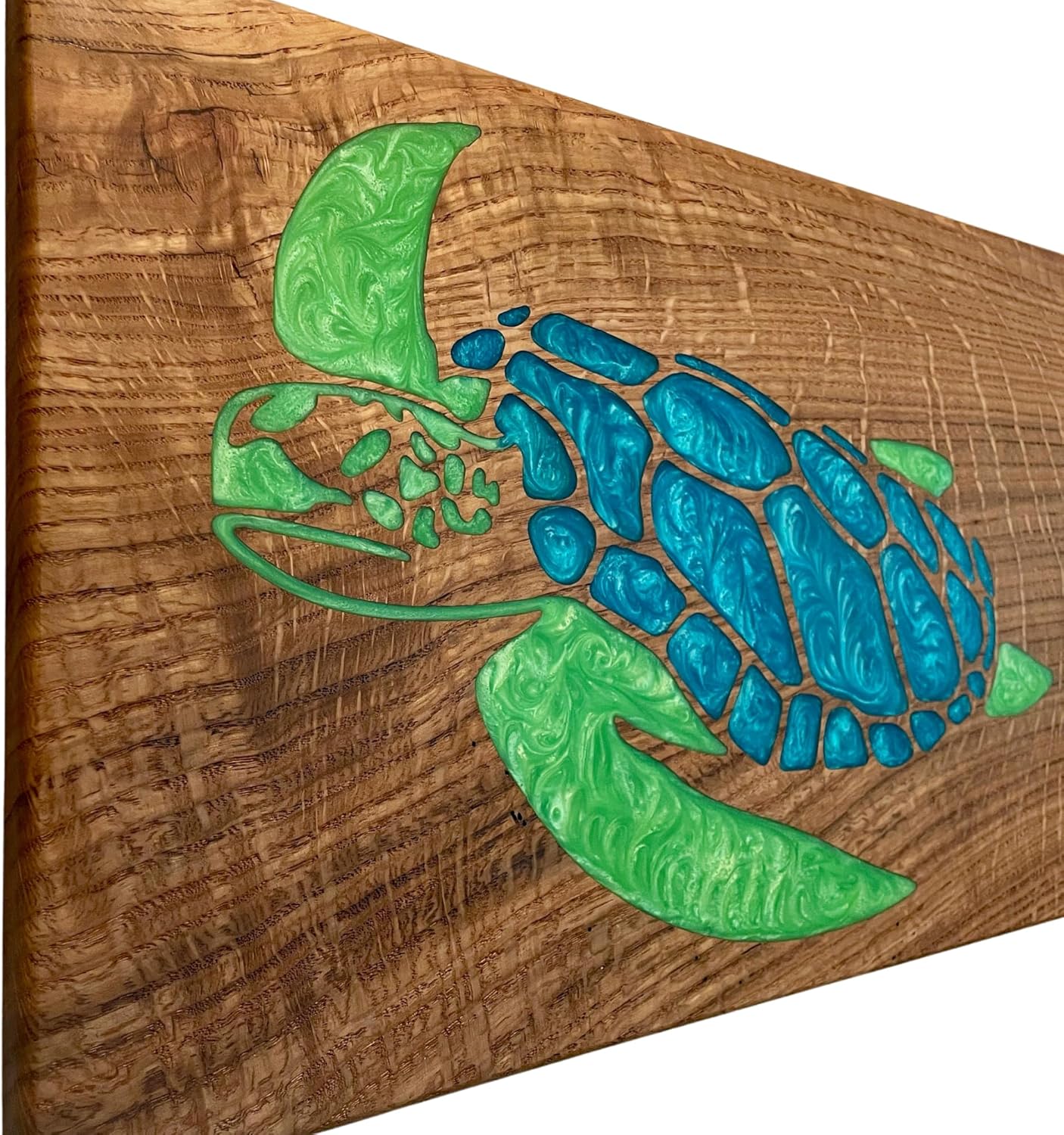 Custom Epoxy Resin Table with Animal, Sea Turtle Wall Art, Coastal Decor, Ocean Decor, Surfing Art, Tropical Art, Hawaii Beach, Beach House, Home Decor (50x80 inch, Only Tabletop)