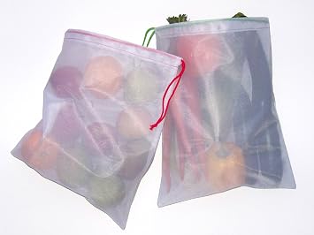 CYMA Reusable Mesh Produce Bags 6 Pack Set