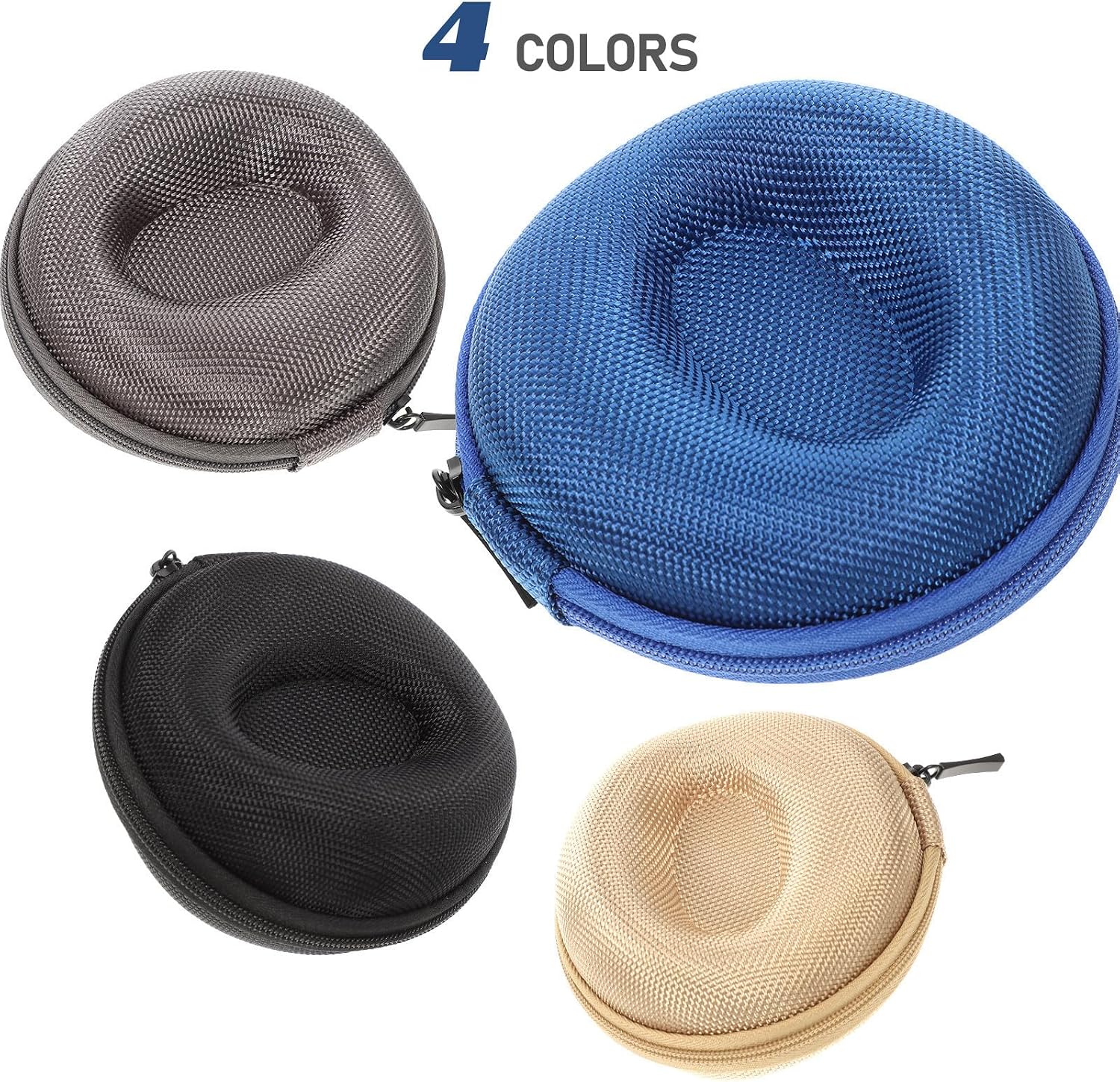 4pcs EVA Watch Box Zipper Carrying Holder for Travel Business Trips image 3