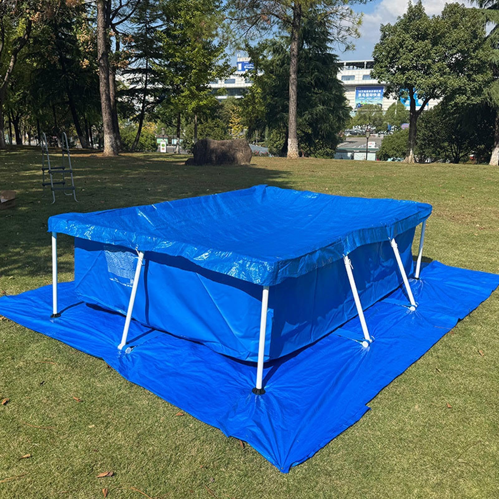 Tappeto Sotto Piscina Telone Protettivo Antistrappo | Cuscino Ammortizzante Piscina Telo Protettivo Per Manutenzione, Protezione, Conservazione, Prolungamento Vita, Uso Domestico
