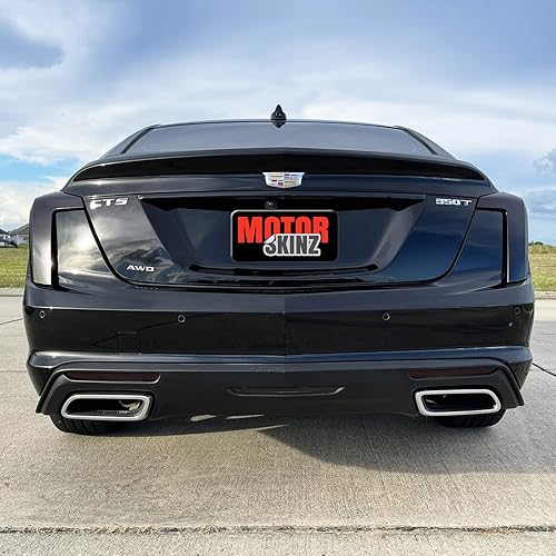 Miniatura 5 de Tinte de humo de vinilo precortado para reflector Cadillac CT5 2020-2022 (2. reflector, 20% humo oscuro)