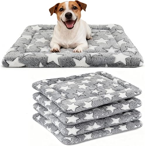 Miniatura 8 de Tapete de Cama para Perro - Tapetes de Cama para Jaula de Perro Reversibles, Almohadilla de Perrera Suave y Transpirable, Cama de Jaula Duradera