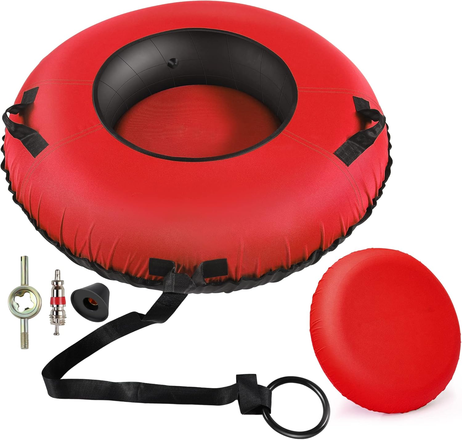 45 Inch Snow Tube Heavy Duty, Inflatable Snow Sled Made of