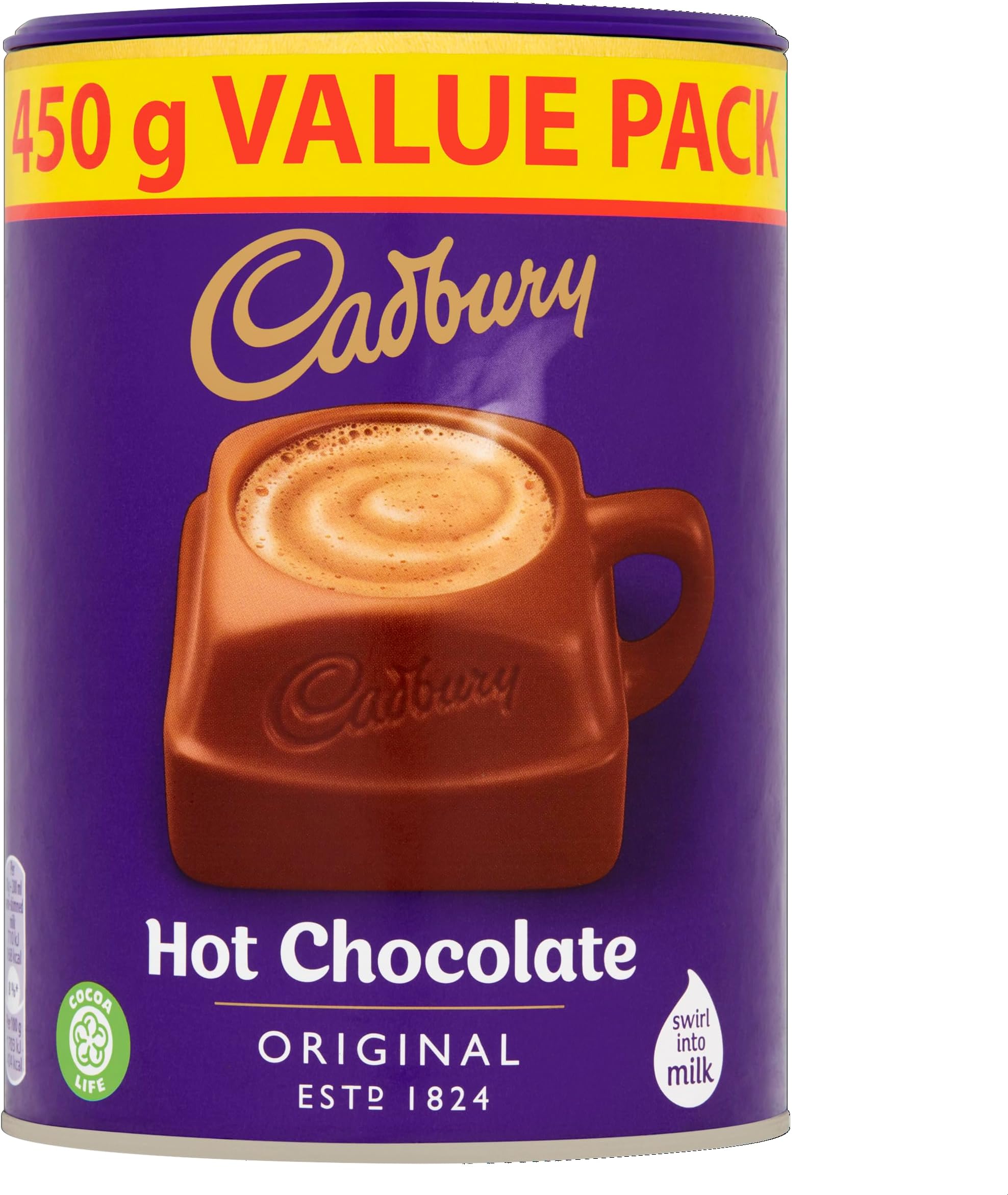 The Original Hot Chocolate, Irresistibly Smooth, Value Pack, Approximately 31 Servings, 450 g (Pack of 1)