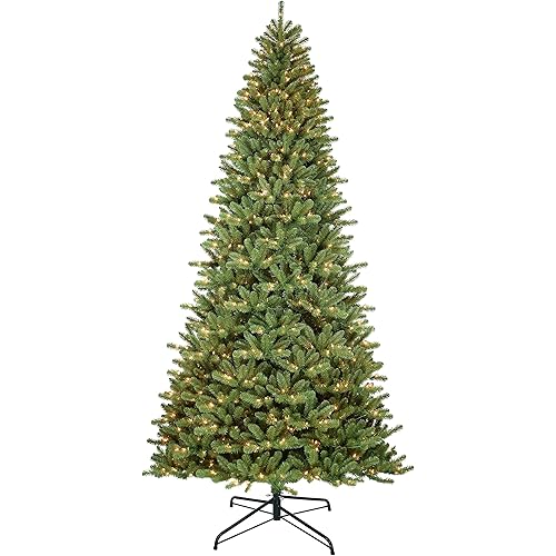 Puleo International Pre-Lit 10' Berkshire Fir Artificial Christmas Tree with 1000 Lights, Green