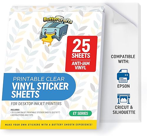 Vinilo imprimible para impresora de inyección de tinta (papel adhesivo holográfico, brillante, resistente al agua, 20 hojas), vinilo holográfico