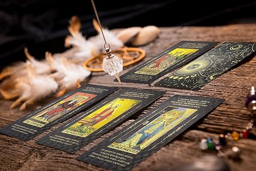 Miniatura 5 de IXIGER Baraja de cartas de tarot, cartas de tarot para principiantes, cartas de tarot con libro guía, cartas de tarot con significados en ellas,