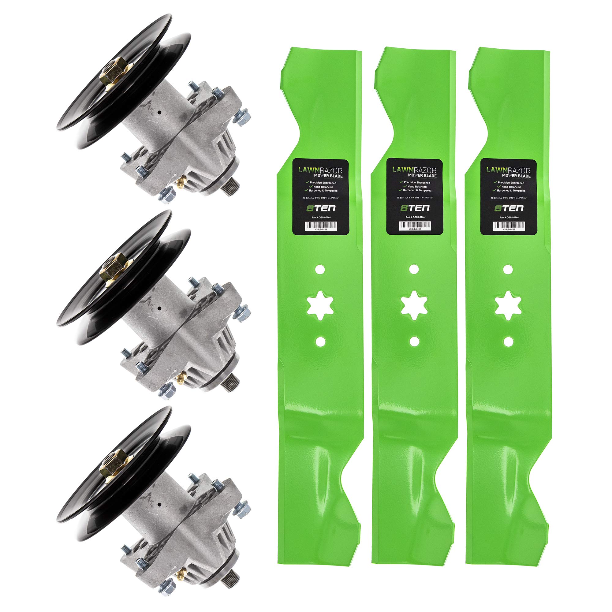 Amazon.com : 8TEN Deck Blade Spindle Kit for Cub Cadet SLT1554