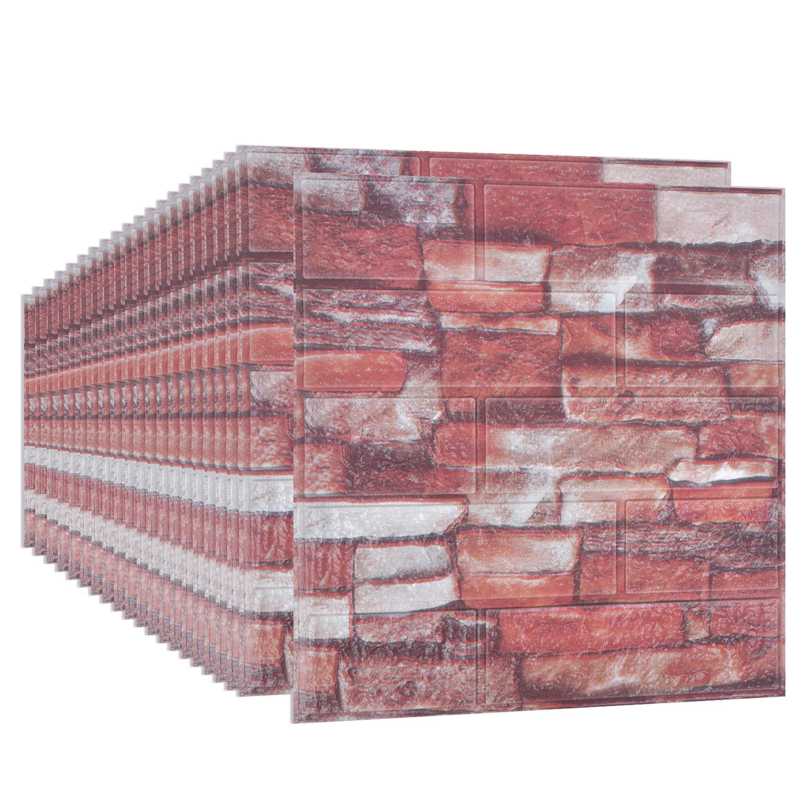 Panneaux muraux 3D brique pour rénover un mur abîmé sans travaux