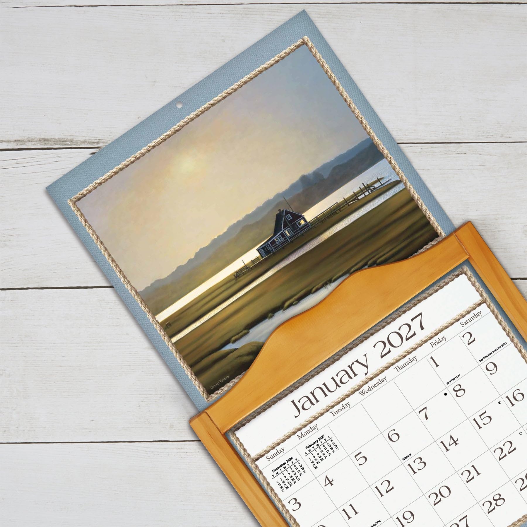 Calendario da parete grande 2027 Seaside