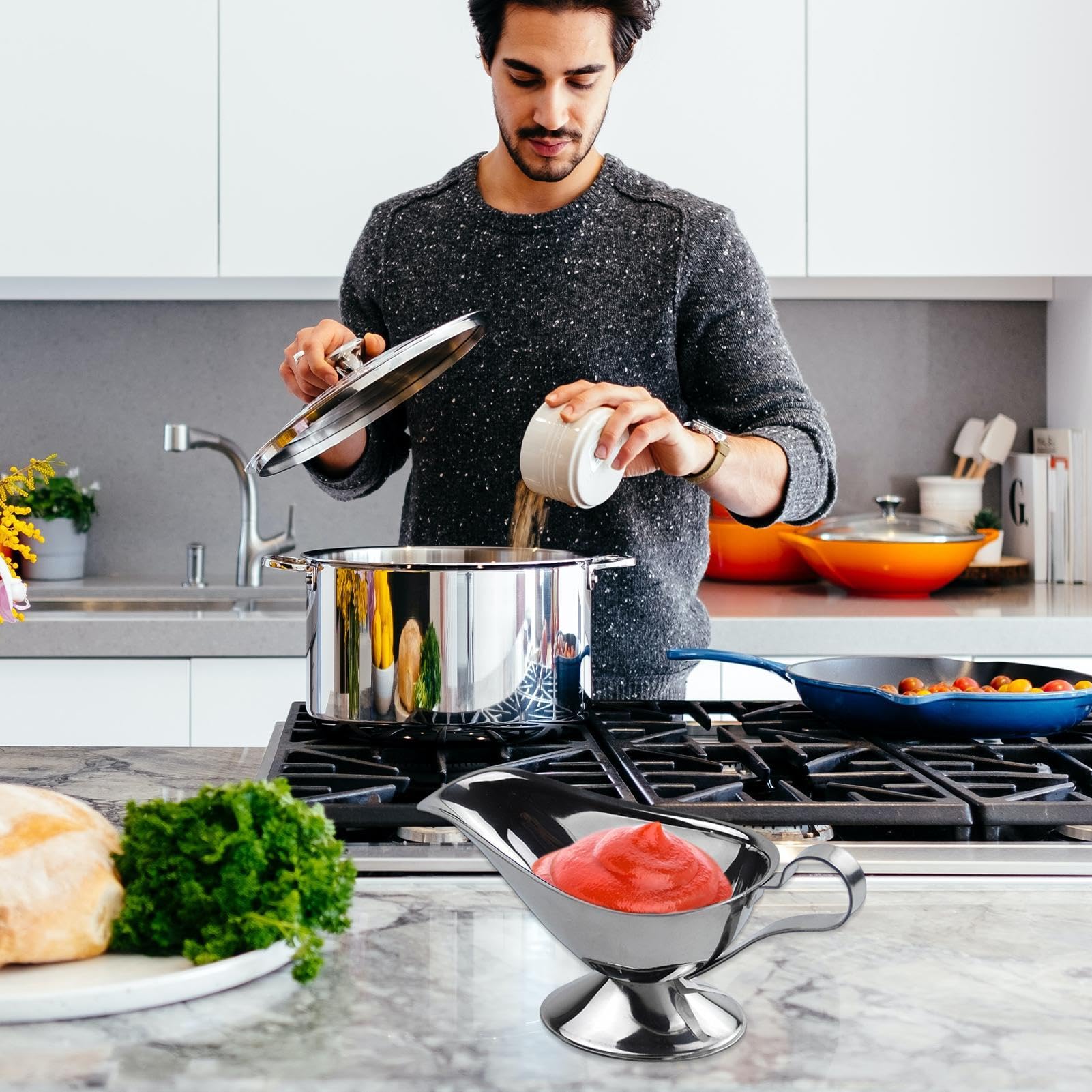 Amazon | グレイビーボート - 10オンス 旅行用グレービー容器 洋食