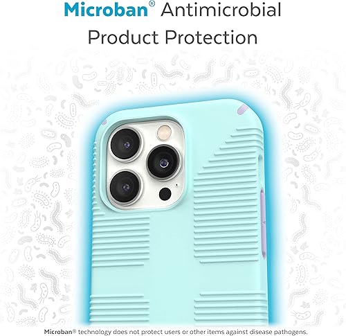 Miniatura 6 de Speck Funda delgada para iPhone 14 Pro, protección contra caídas, resistente a los arañazos y antiamarillamiento, con agarre antideslizante para