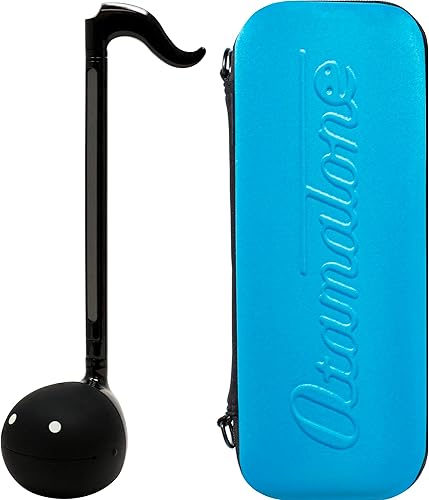Otamatone Paquete regular de caja negra y azul, instrumento musical electrónico japonés, sintetizador de música portátil de Japón Maywa Denki Studio