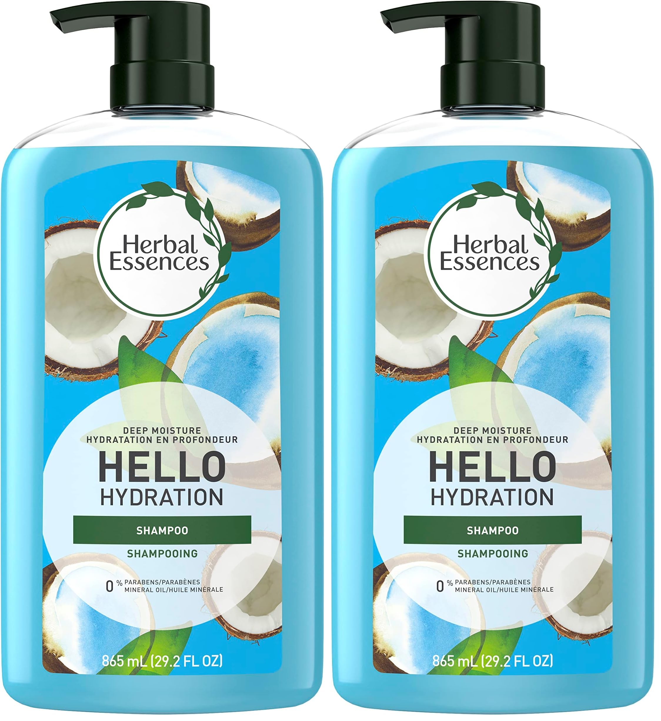 Herbal Essences Hello hydration shampoo shampooing for hair 29.2 FL OZ (Pack of 2)