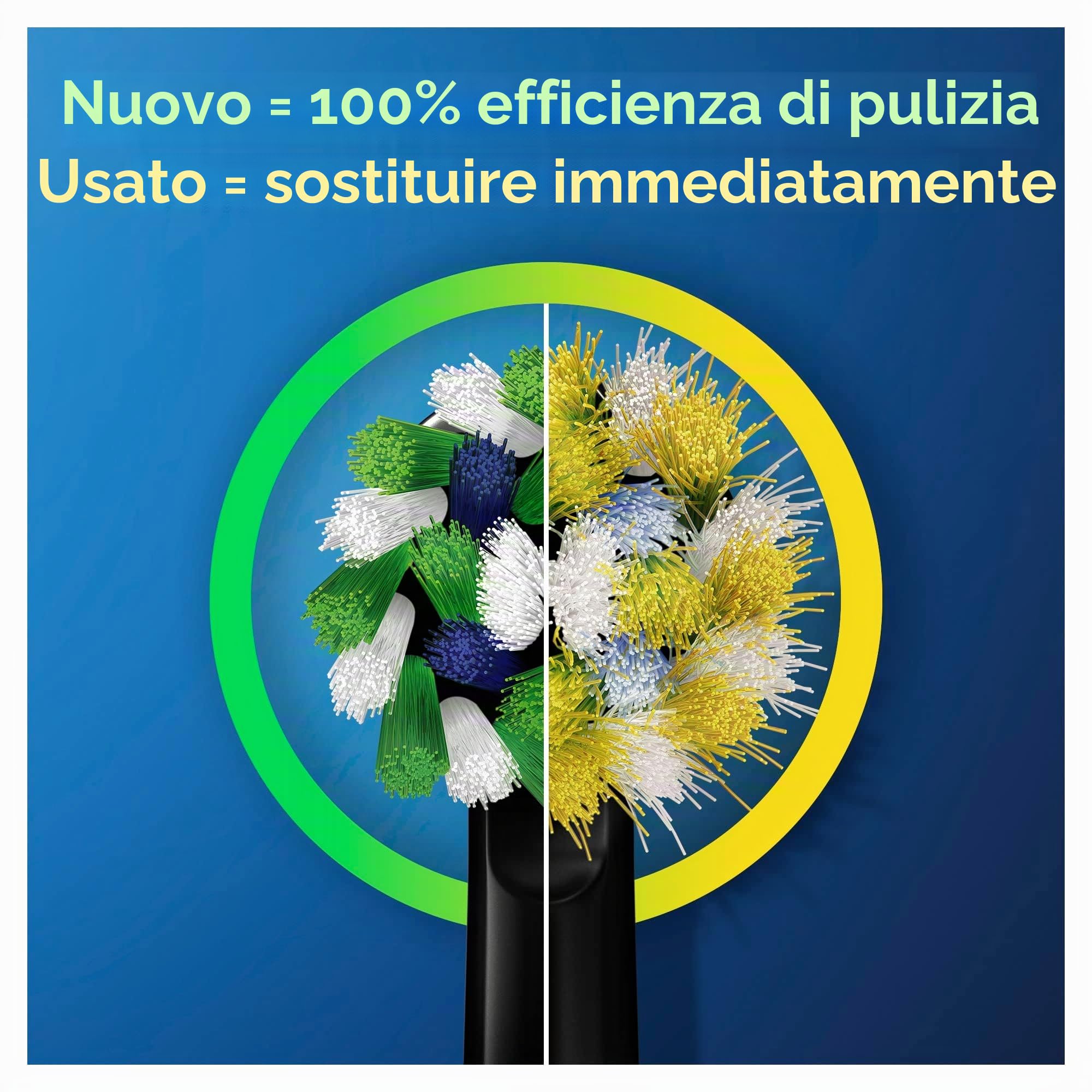 Oral-B Vitality Pro - Spazzolino da denti elettrico, 2 testine incluse, 3 modalità di pulizia per la cura dei denti, spazzolino elettrico, progettato da marrone, nero e viola