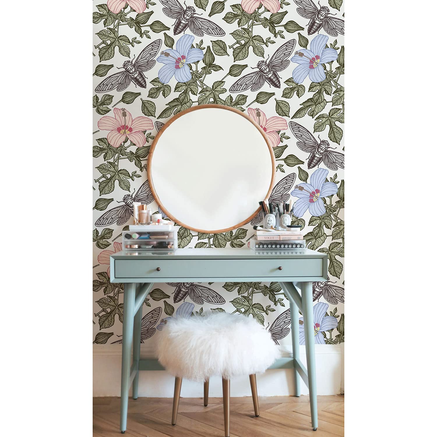Papier peint 152x104cm meuble chambre salon cuisine décoration en tissu