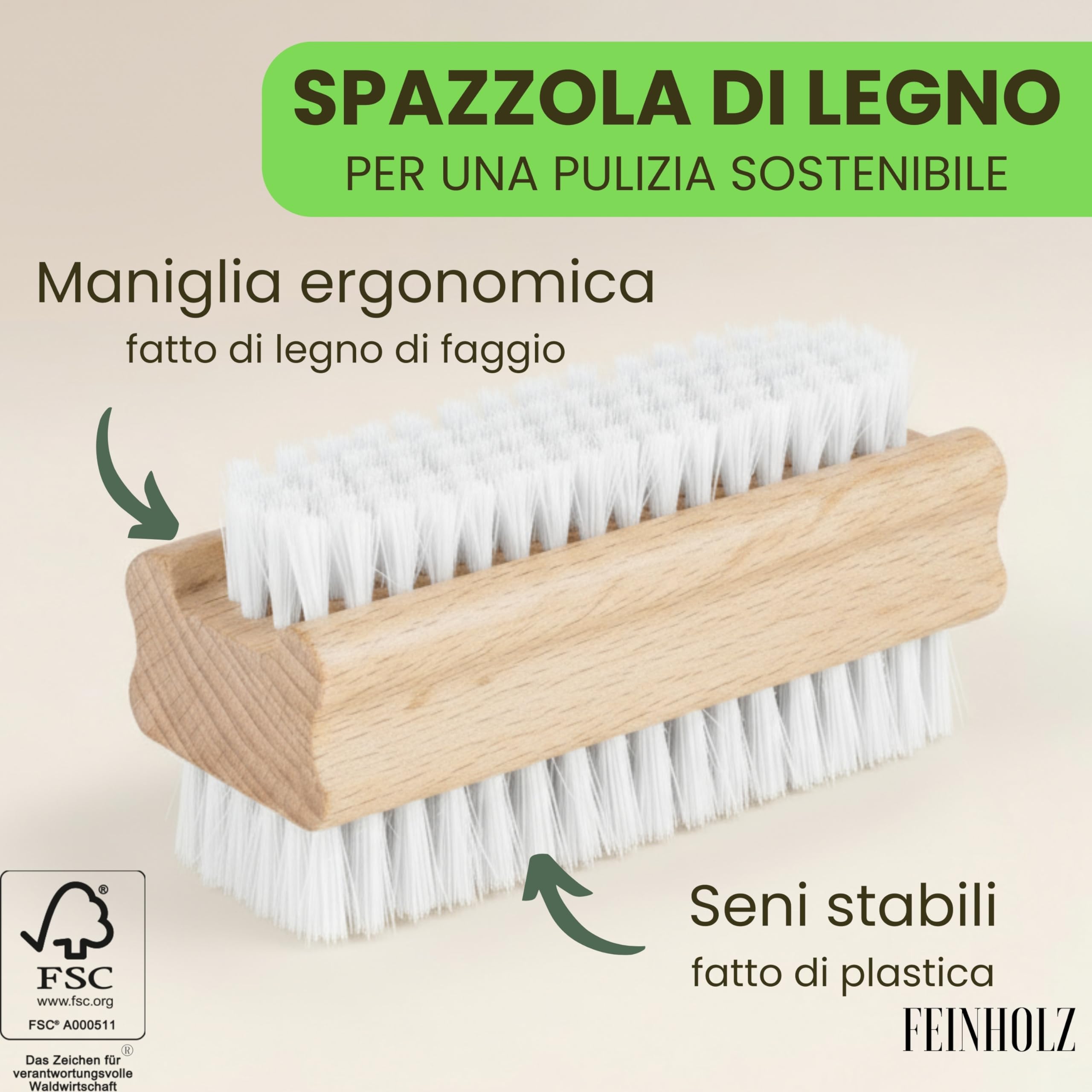 Spazzola per unghie mani (3 pezzi) • per una perfetta igiene e pulizia • spazzolino unghie bambini • Spazzole da Bagno • spazzolino unghie mani • spazzole unghie • spazzolina unghie manicure