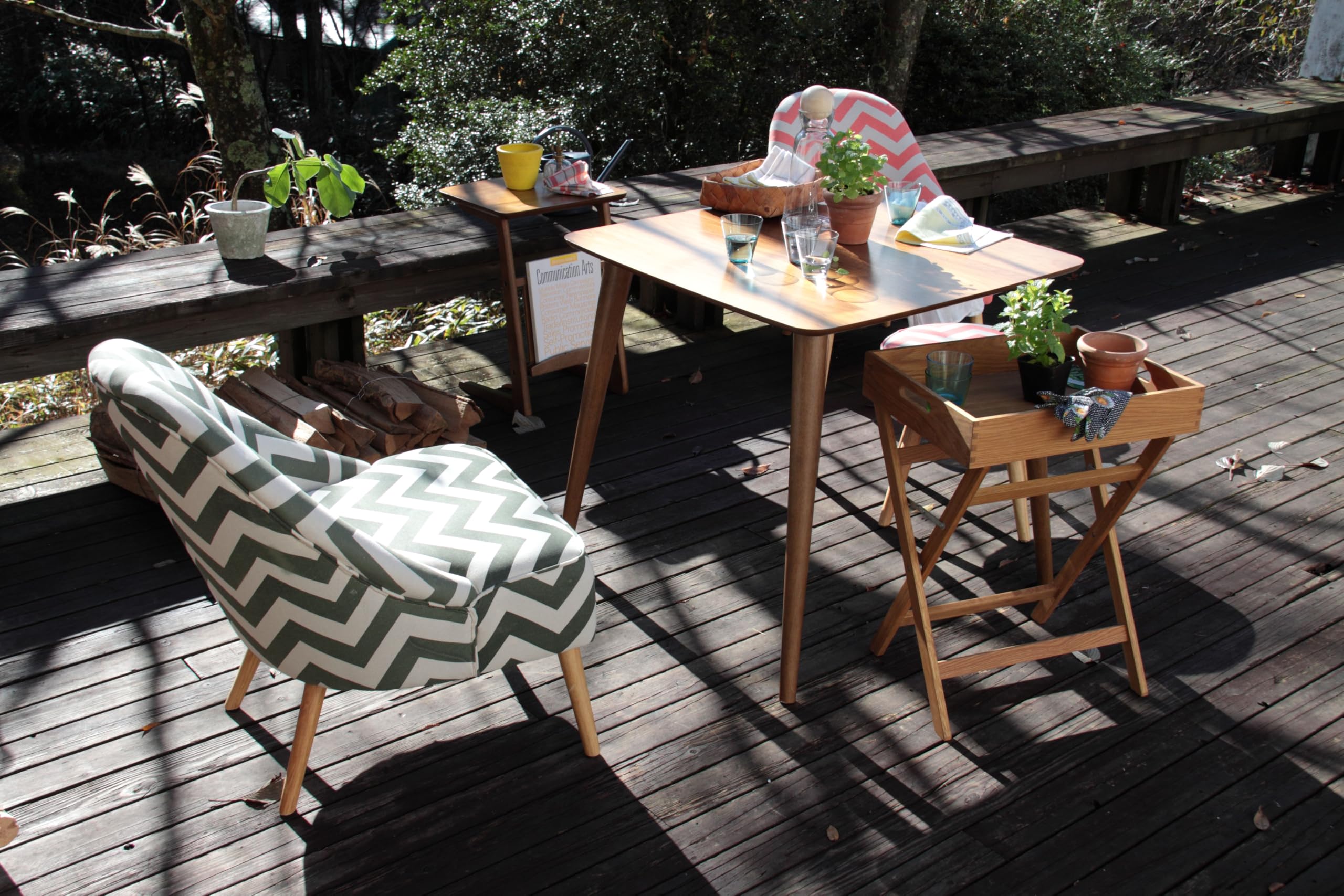 Amazon｜AZUMAYA Tomte(トムテ) ダイニングテーブル75幅 TAC-241WAL