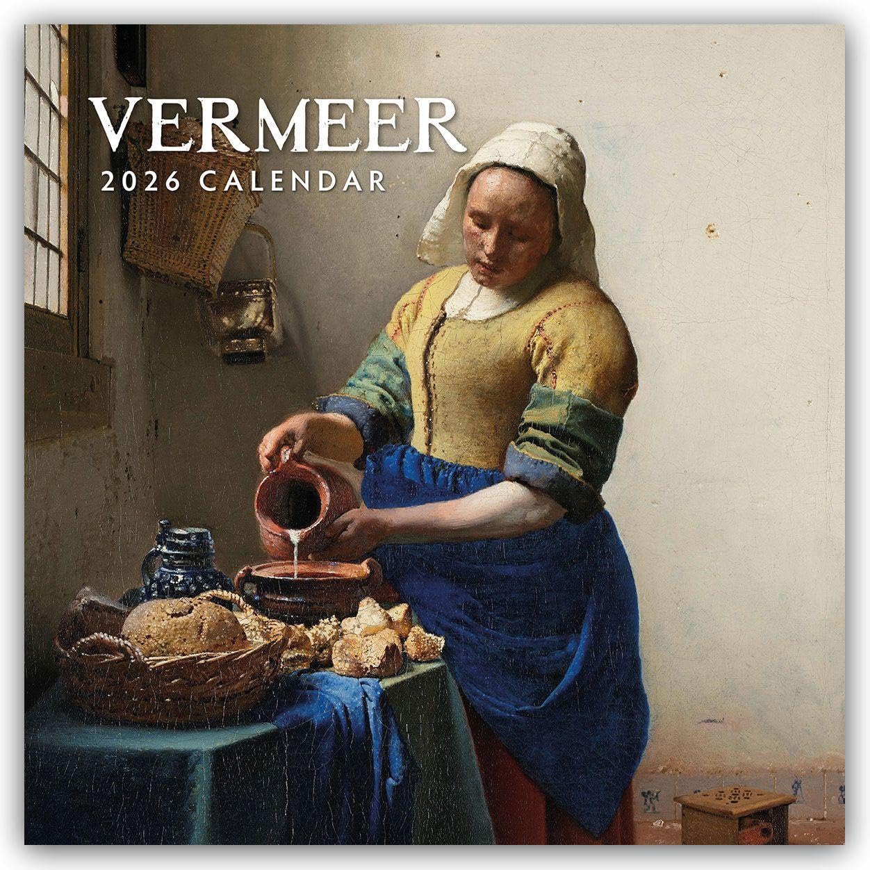 Johannes Vermeer – Jan Vermeer 2026 – 16-Monatskalender: Original Red Robin Publishing Ltd-Kalender [Mehrsprachig] [Kalender] (Wall-Kalender)