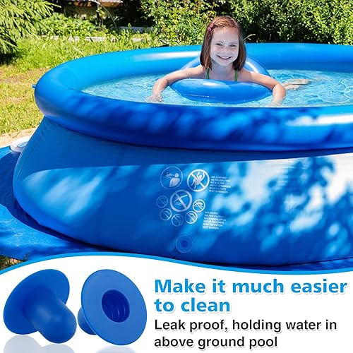 Miniatura 2 de Tapones de piscina para piscina sobre el suelo, 6 tapones de tope de piscina, tapones de orificio de bomba de filtro de piscina, aptos para Intex