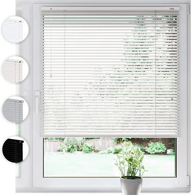 Tenda Veneziana SONELLO 40x220cm Bianco - Protezione Sole e Privacy