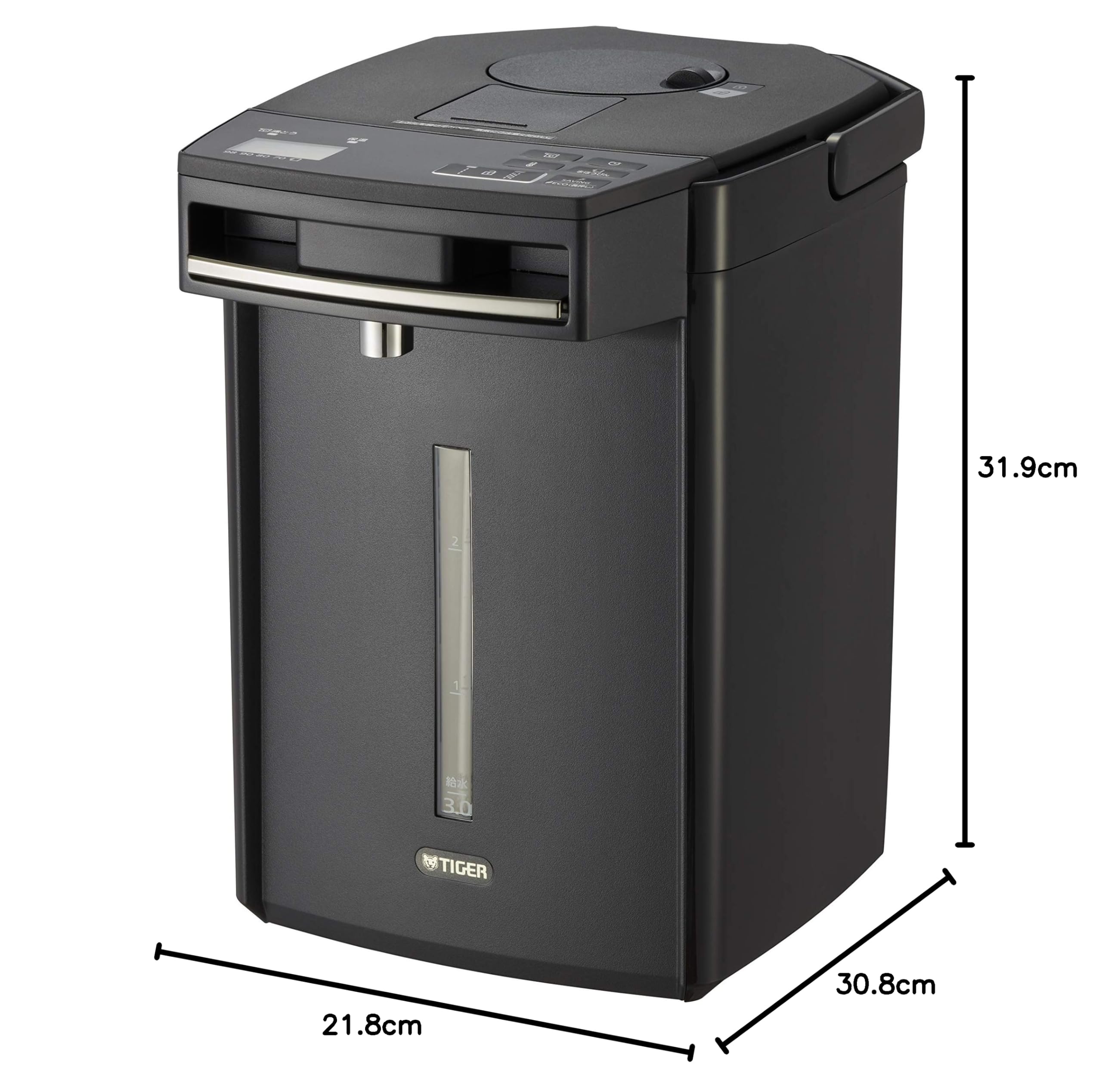 TIGER 電気ポット PDM-E300 約3.0L ブラック Amazon | タイガー電気ポット3.0LPIM-G300K | タイガー魔法瓶(TIGER