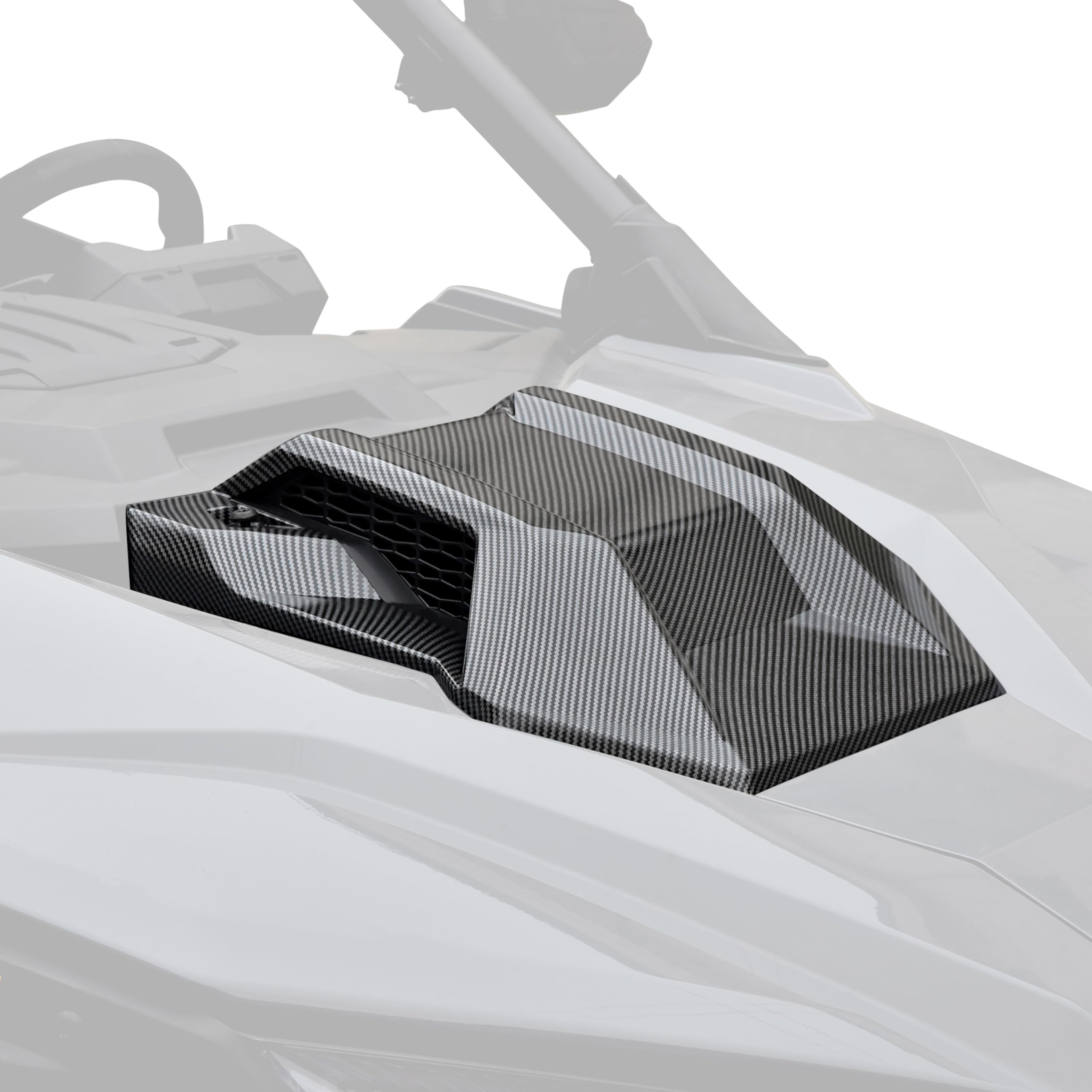 SAUTVS Carbon Fiber Pattern Turbo Hood Scoop for Polaris RZR PRO XP/PRO R/RZR Turbo R 2022-2024 Accessories