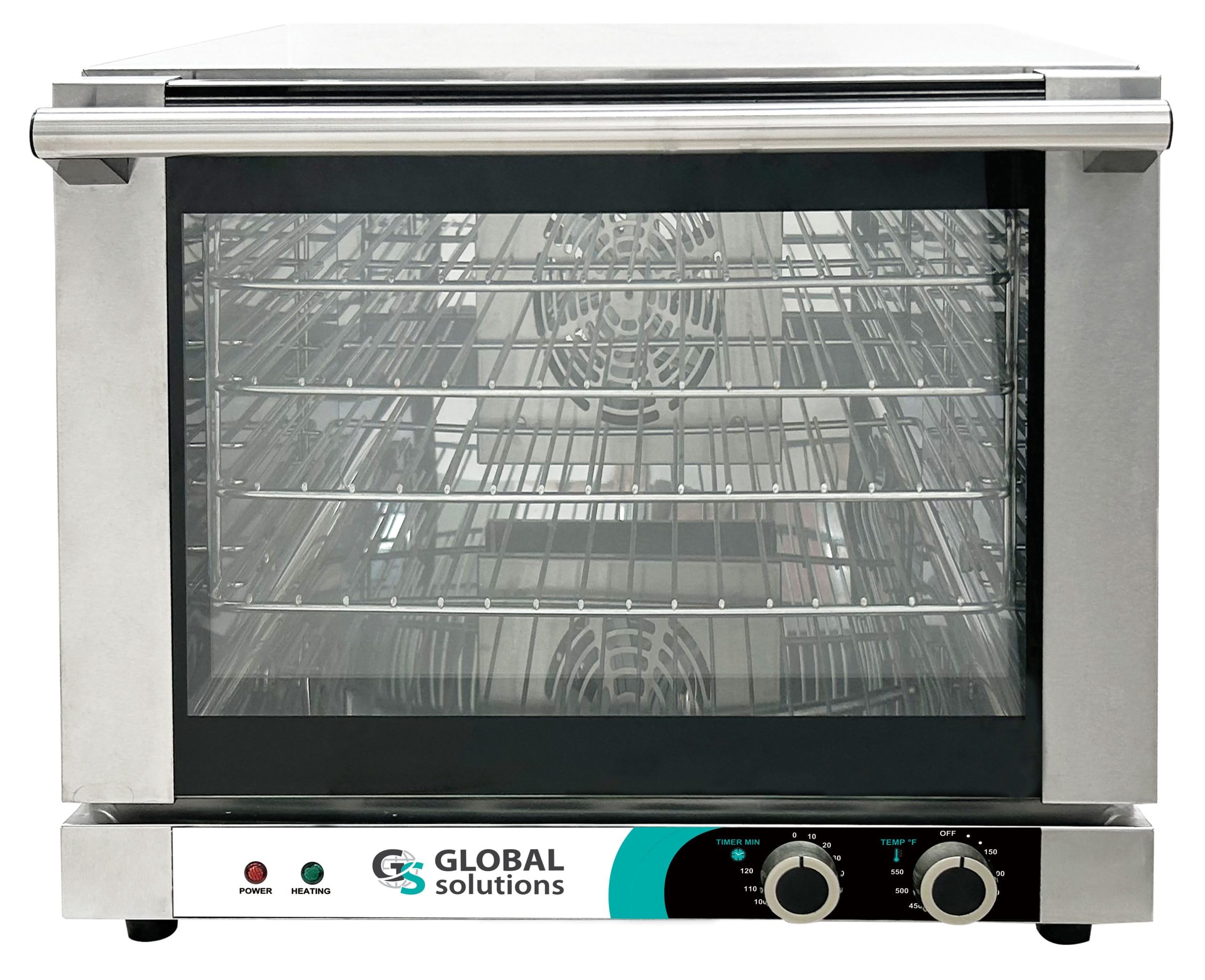 Global Solutions GS1742 Countertop Convection Oven, Half Size, 22 7/8